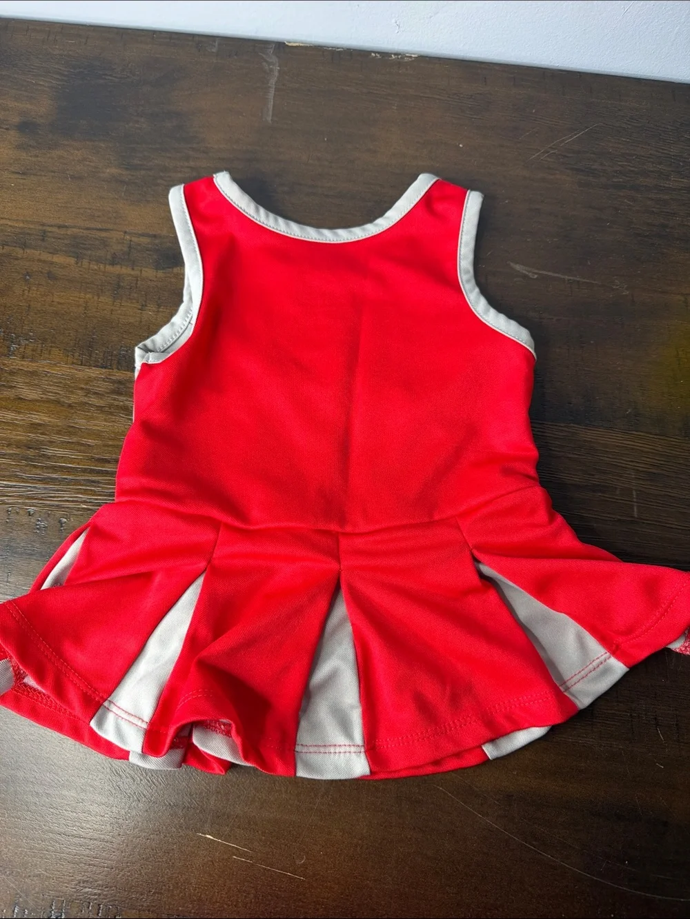 Nike Red and Gray Ohio State Girls Tank Cheer Dress